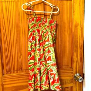 Girls H&M summer dress, midi.